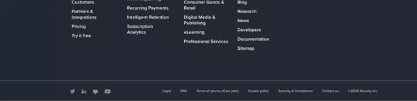 Recurly - Landing design inspiration