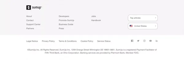 SumUp Card Readers for Small Businesses | Accept Credit, Debit and Contactless Payments - Landing design inspiration