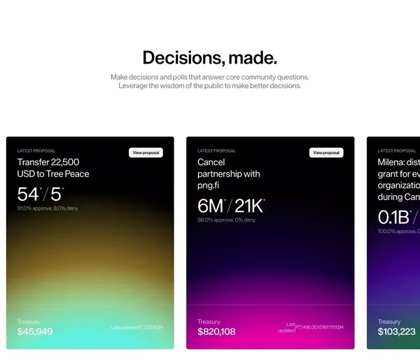 Start a movement with NATION - Landing design inspiration
