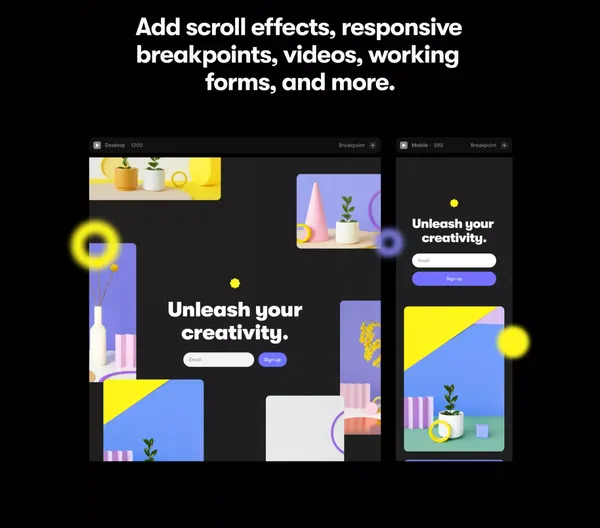 Framer: Make beautiful websites in minutes - Landing design inspiration