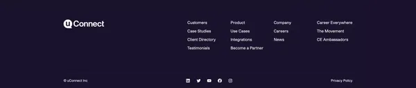 uConnect: The first ever all-in-one virtual career center platform - Landing design inspiration