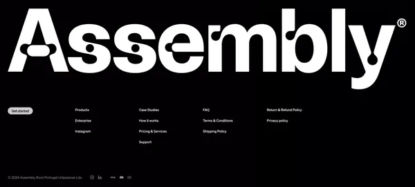 Premium Custom Merch | Assembly - Landing design inspiration