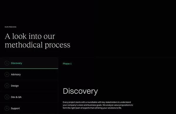 Itekako - Software Development - Portfolio design inspiration
