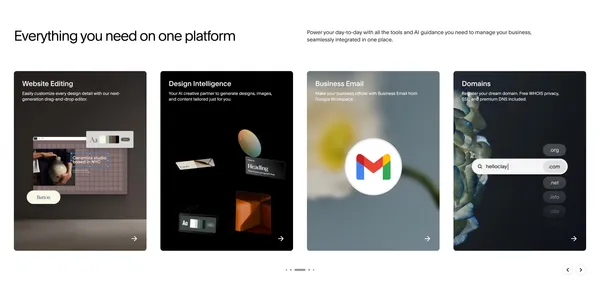 Website Builder – Easily Create Your Own Website — Squarespace - Landing design inspiration