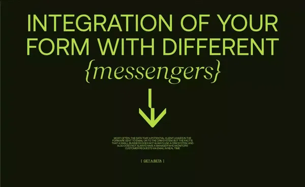 Flashfom: the fastest and easiest way to connect with your customer - Landing design inspiration