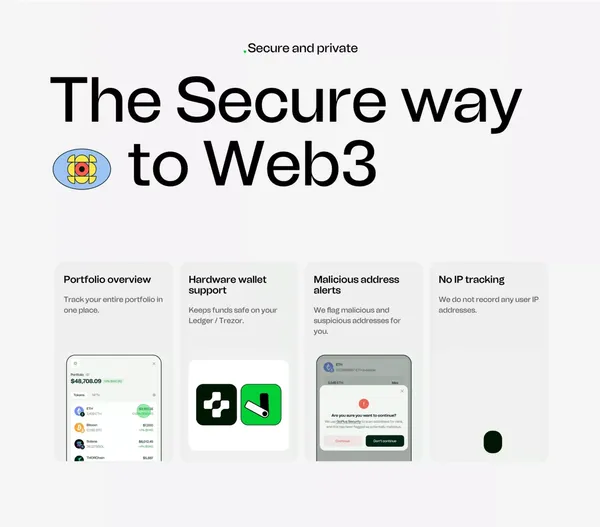 Secure and powerful crypto wallet | CTRL Wallet - Landing design inspiration