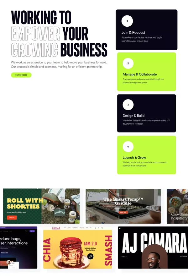 Acquired Aesthetic® – ACQ AEST™ | Impactful Web Experiences - Landing design inspiration