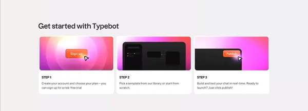 Typebot - Landing design inspiration