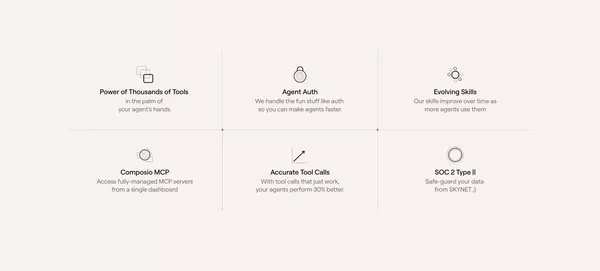 Composio - The Skill Layer of AI - Landing design inspiration