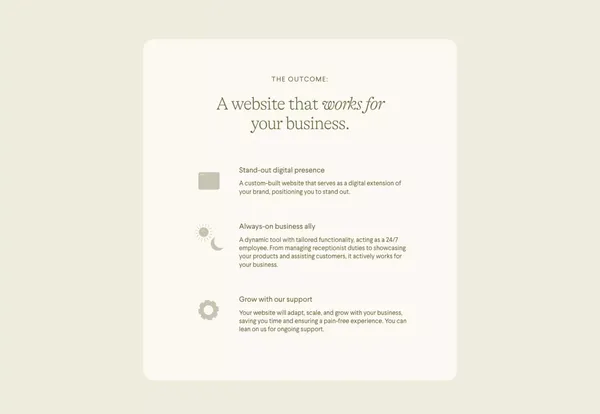 Websites that go beyond the ordinary. Based in Winkler, Manitoba. - Landing design inspiration