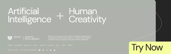 Weavy | AI-Powered Design Workflows, Built for Creative Pros - Landing design inspiration