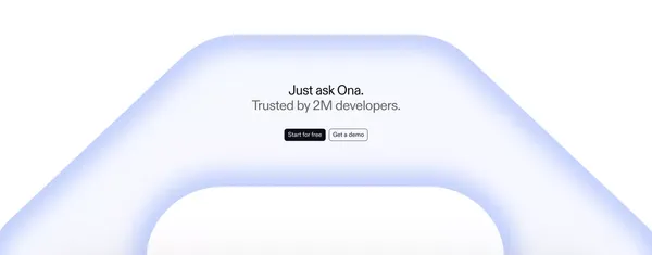 Ona (formerly Gitpod) | AI software engineers - Landing design inspiration