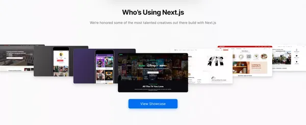 Next.js by Vercel - The React Framework - Landing design inspiration