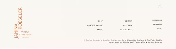Janina Roeseler – Personal Yoga Trainerin - Landing design inspiration