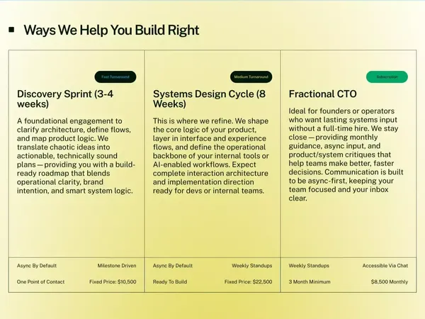 RowedIT - Landing design inspiration