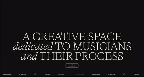 Rekorder Studios - Landing design inspiration