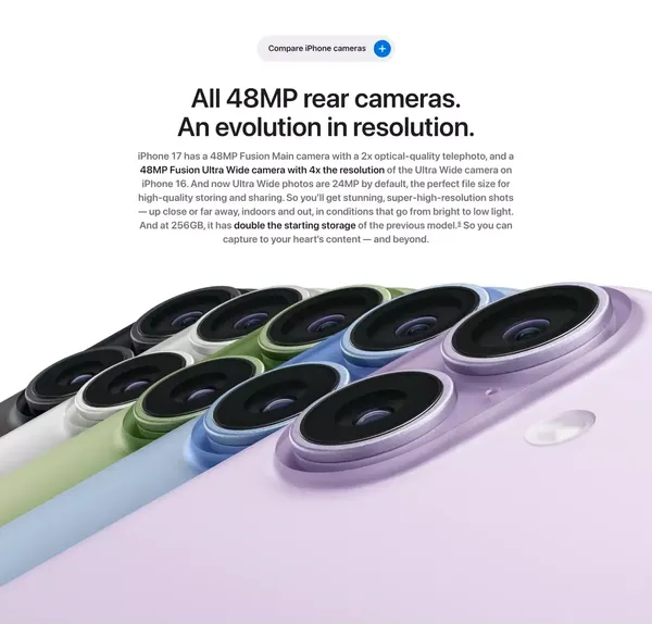 iPhone 17 - Apple - Landing design inspiration