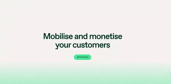 DT One | Smart. Mobitech. Solutions. - Landing design inspiration