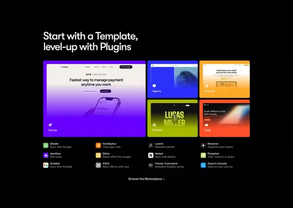 Framer: The website builder loved by designers - Landing design inspiration