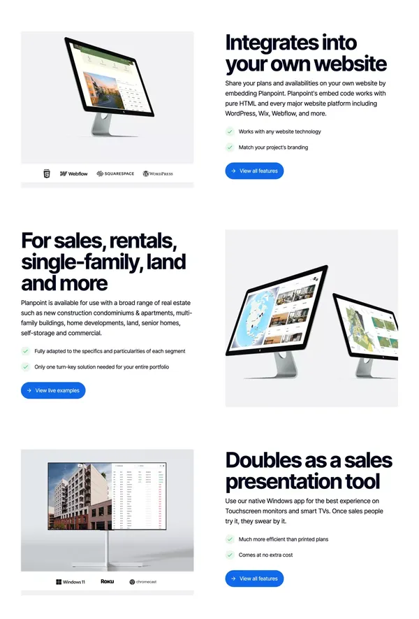 Planpoint | Plan Viewer for Real Estate Websites - Landing design inspiration