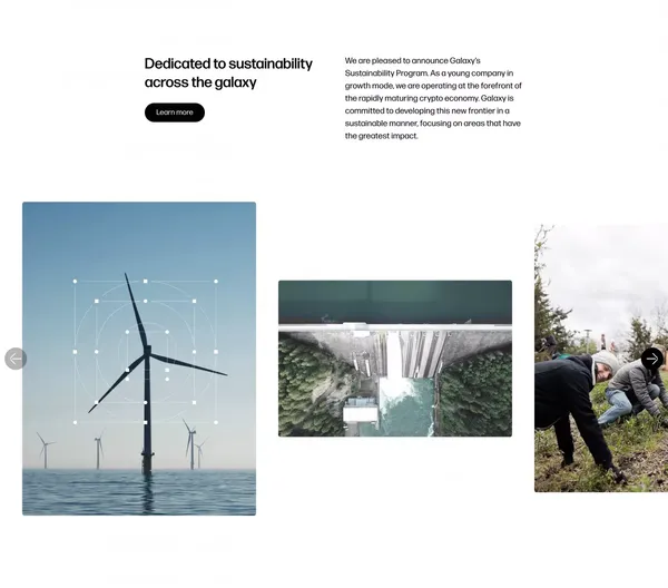 Home | Galaxy — Engineering a new economic paradigm. - Landing design inspiration