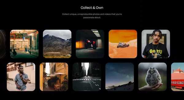 Capture App | The First Decentralized Web3 Camera - Landing design inspiration