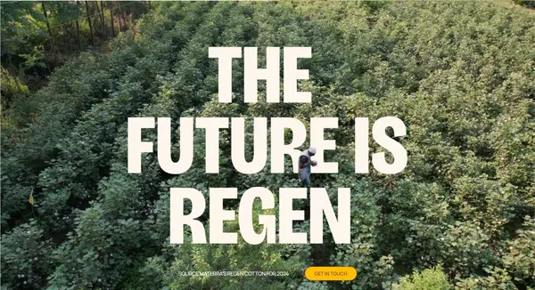 Materra 🌱 Future-Proof Cotton - Landing design inspiration