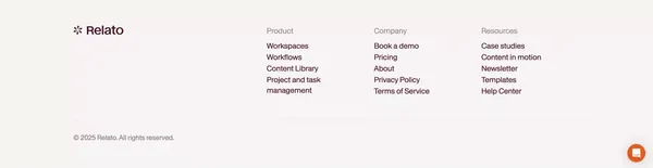 The Content Operations Platform  | Relato - Landing design inspiration