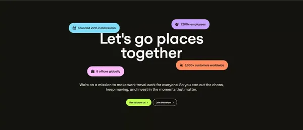 Corporate Travel Management & Business Travel Services - Landing design inspiration