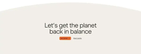 Patch | The platform that powers climate action - Landing design inspiration