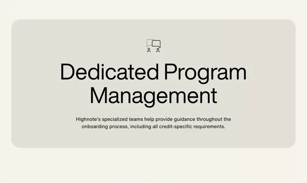 Highnote – Credit - Landing design inspiration