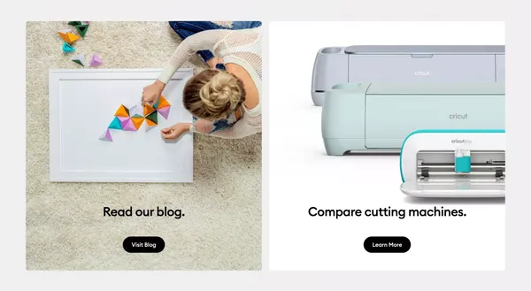 Cricut Home - Landing design inspiration