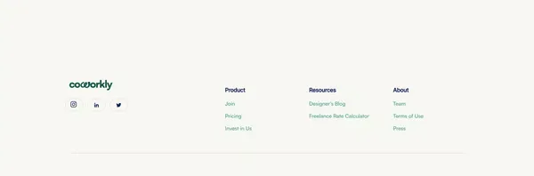Coworkly :: The Storefront for Commercial Creatives 🏕 - Landing design inspiration