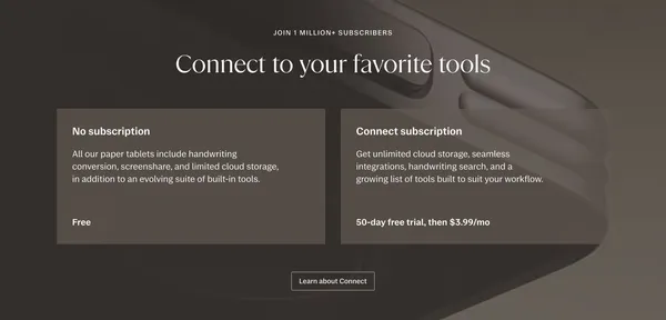 reMarkable - Das erste echte digitale Notizbuch | reMarkable - Landing design inspiration
