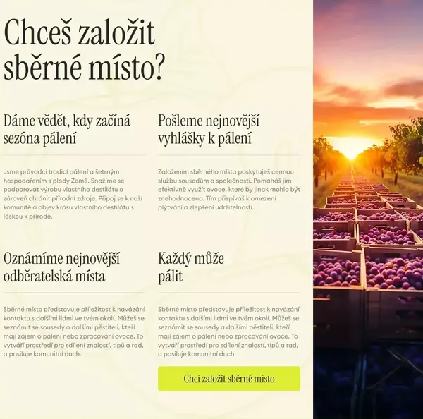 Vlastní Chutná Nejlíp | Pěstitelské pálení - Landing design inspiration