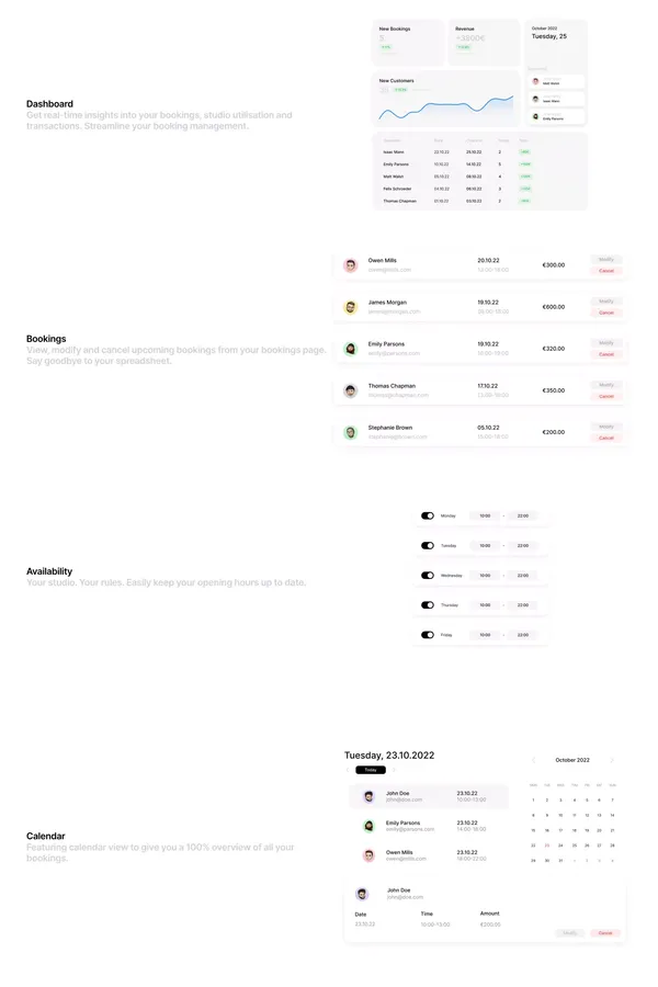 Gotune - Book Music Studios - Landing design inspiration