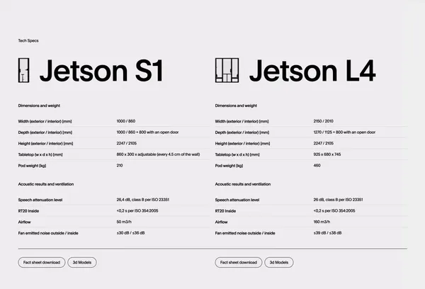 Jetson by Mute - The new workspace essential - Landing design inspiration