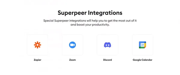 Superpeer | Home to your community with livestreams, live courses, 1:1s and more! - Landing design inspiration