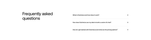 Outchat | Create Your Branded AI Chat - Landing design inspiration
