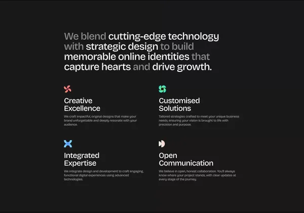dhero.studio — Turning pixels into solutions - Landing design inspiration