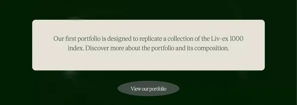 Revolutionising fine wine investment - Landing design inspiration