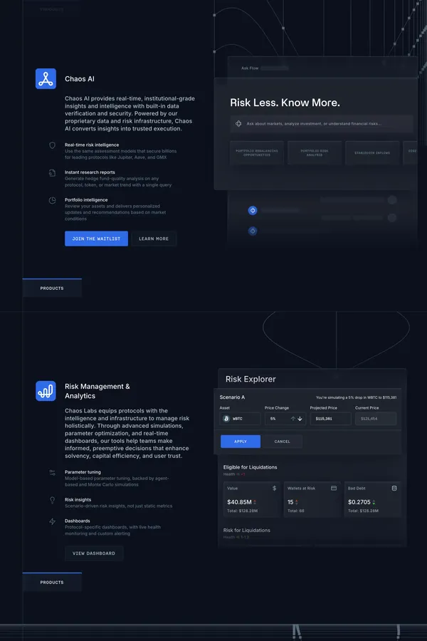 Chaos Labs - Landing design inspiration