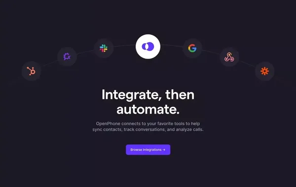 OpenPhone | Modern business phone for startups and small businesses - Landing design inspiration