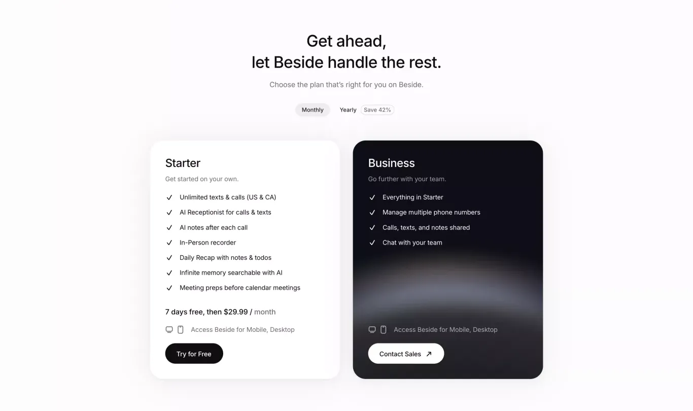 Pricing