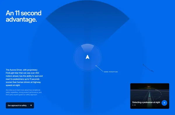 Aurora - Landing design inspiration