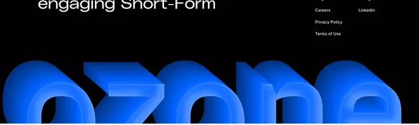 Ozone - Create Videos Faster with AI. - Landing design inspiration