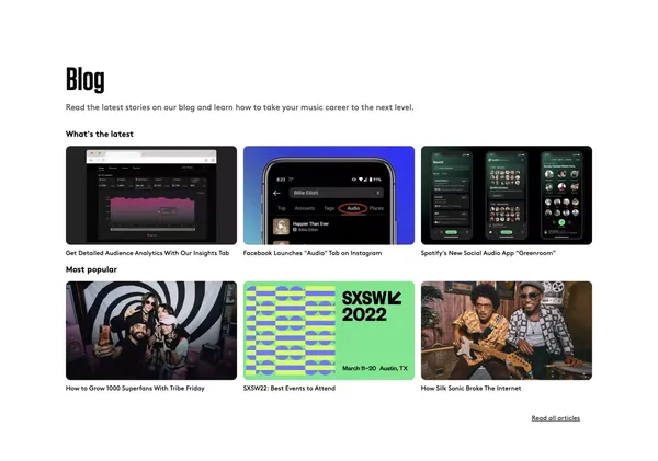 Independent Record Label & Music Distribution | amuse - Landing design inspiration
