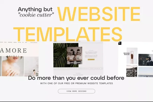 Showit: A Drag & Drop Website Builder for Creatives - Landing design inspiration