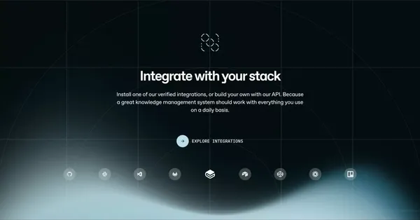 GitBook - Knowledge management for technical teams - Landing design inspiration
