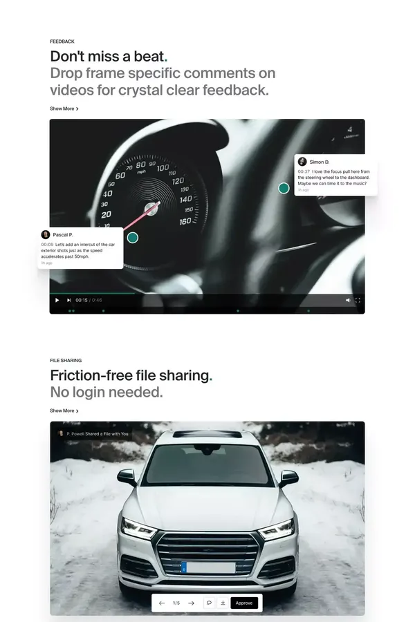 Project Management for Content Creation Teams - Landing design inspiration